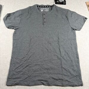 XRAY Mens V Neck T Shirt Large Charcoal Cotton 2 Pack Bundle NWT Basic Tee